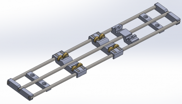 Vitrinen-Rollenstand H0
