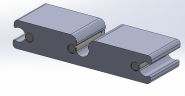 Verlängerung für Vitrinen-Rollenstand