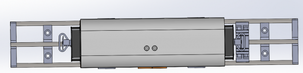 Vitrinen-Rollenstand H0